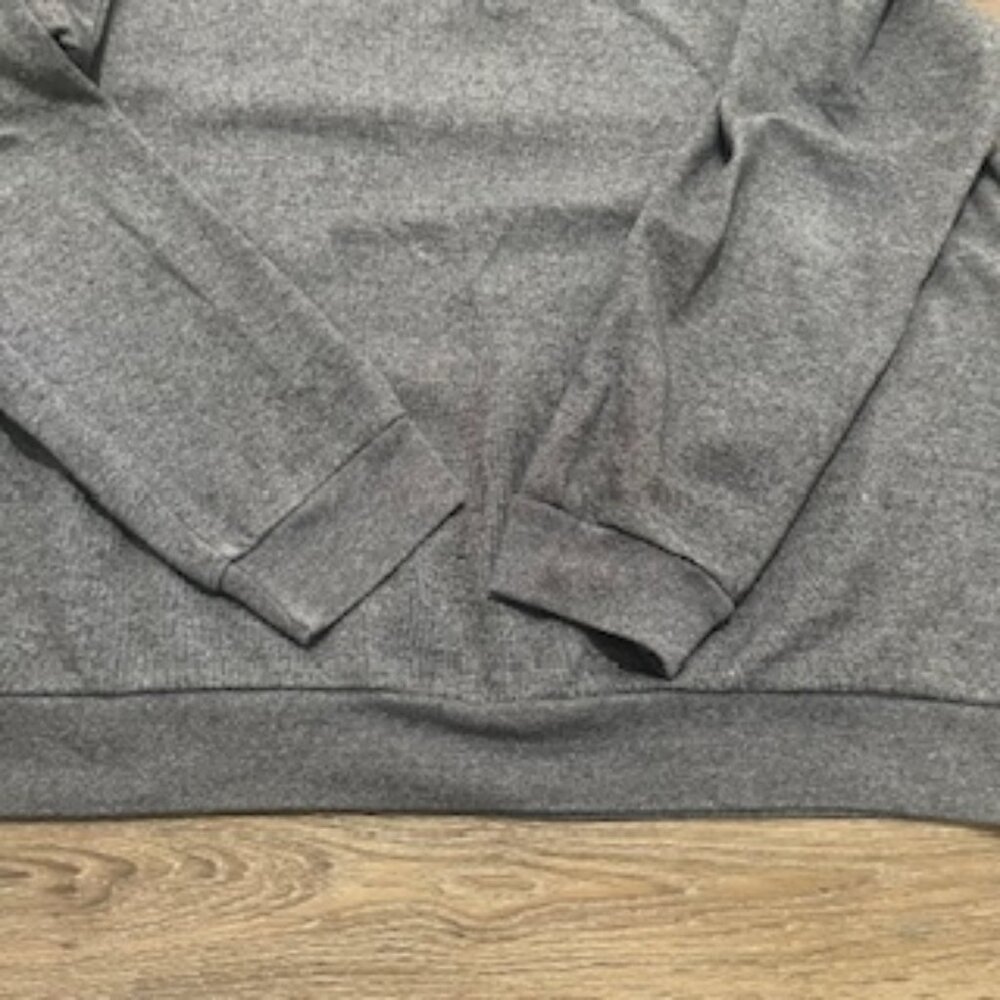 Alfani Men's Quarter Zip Pullover Sweater Size Large Gray Knit lightweight layer - Picture 9 of 13